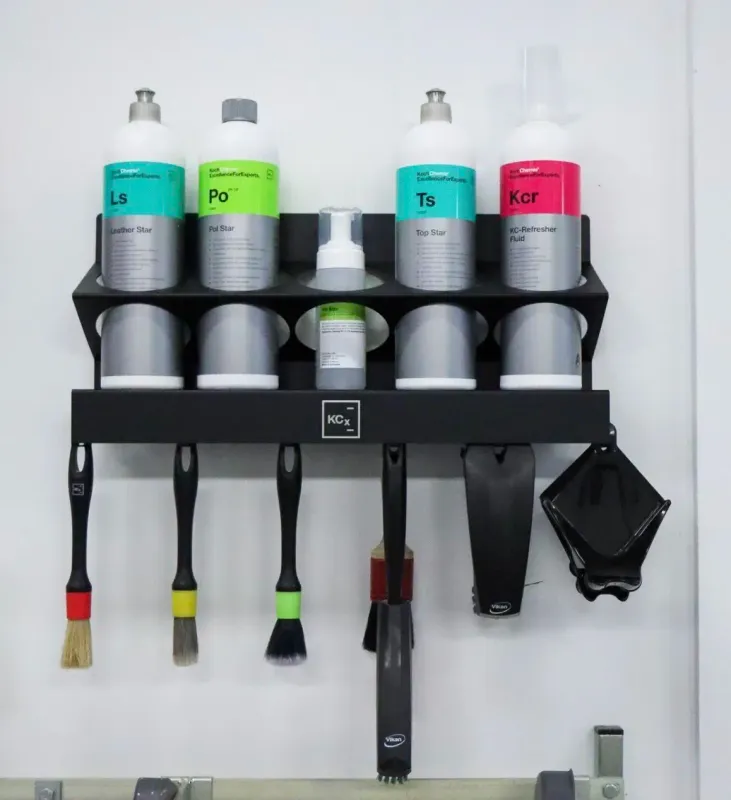 Bottle & Brush Holder - Flaschen- und Pinselhalterung für die Werkstattausstattung