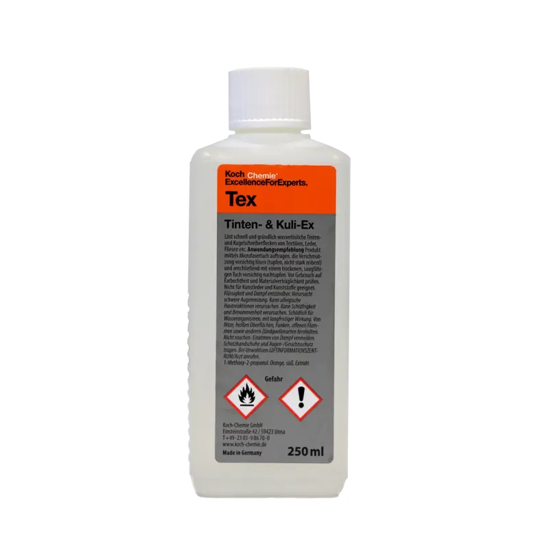 Tinten- & Kuli-Ex Tex - Tinten- und Kulientferner 250ml Tinten- & Kuli-Ex Tex - Tinten- und Kulientferner 250ml