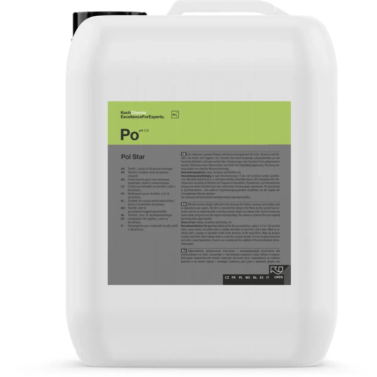 Pol Star Po - Textil-, Leder- & Alcantarareiniger 5l