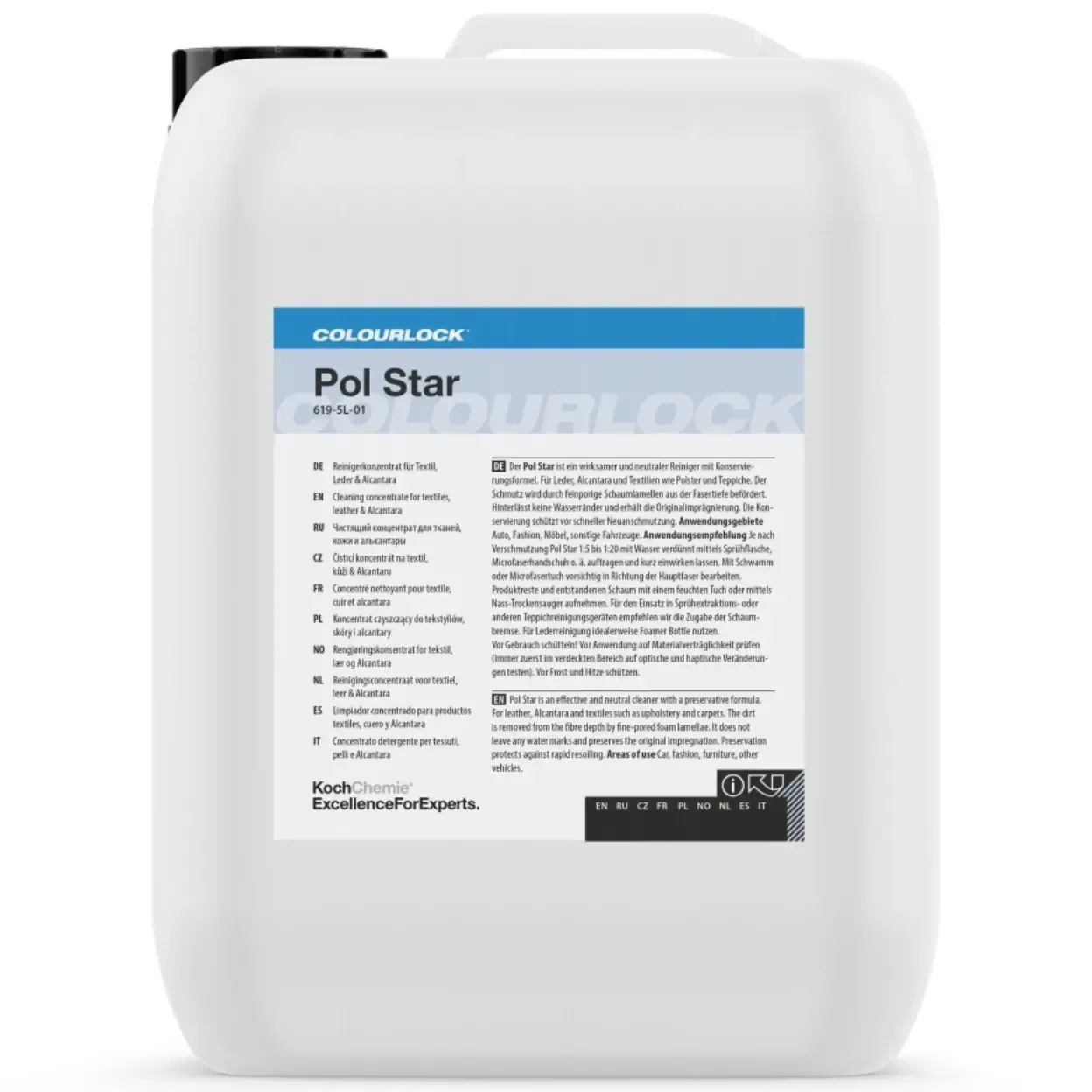 Pol Star Po - Textil-, Leder- & Alcantarareiniger 5l
