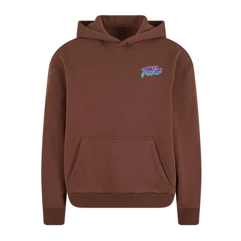 HOODIE "FELIZ NAVIDAD" BRAUN