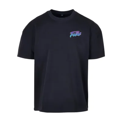 T-SHIRT "FELIZ NAVIDAD" DUNKELBLAU