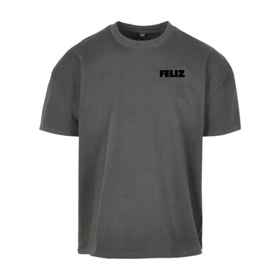 T-SHIRT "SCROLL LESS FEEL MORE" GRAU