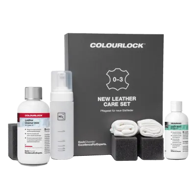 COLOURLOCK New Leather Care Set - Pflegeset für neue Glattleder (0 bis 3 Jahre)
