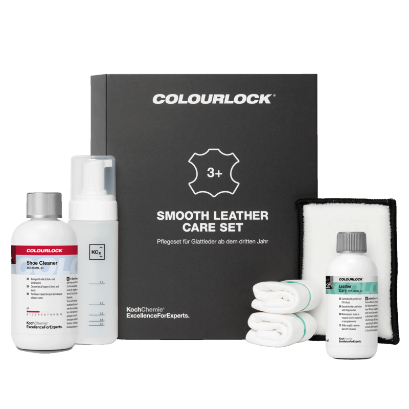 COLOURLOCK Smooth Leather Care Set - Pflegeset von COLOURLOCK für Glattleder ab dem dritten Jahr COLOURLOCK Smooth Leather Care Set - Pflegeset von COLOURLOCK für Glattleder ab dem dritten Jahr