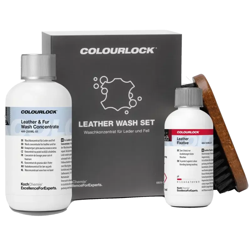 COLOURLOCK Leather Wash Set - Waschkonzentrat für Leder und Fell