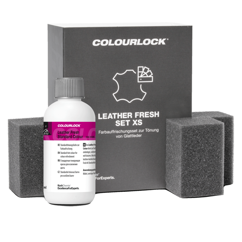COLOURLOCK Leather Fresh Set XS - Farbauffrischungsset zur Tönung von Glattleder