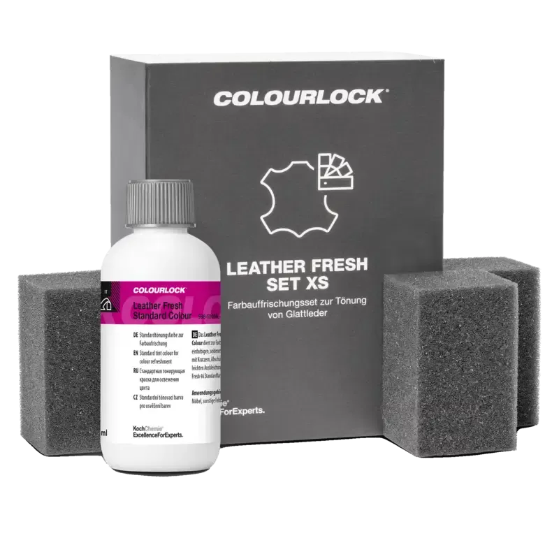 COLOURLOCK Leather Fresh Set XS - Farbauffrischungsset zur Tönung von Glattleder