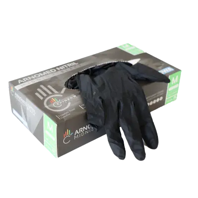 Disposable nitrile gloves