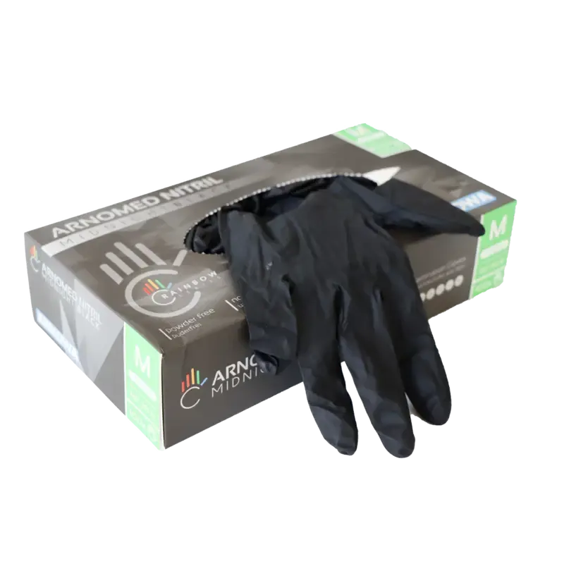 Disposable nitrile gloves