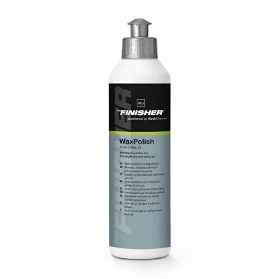 THE FINISHER WaxPolish 250ml — Wachspolitur zur Versiegelung von Gelcoats. Poliert, pflegt, veredelt und konserviert leicht verwitterte Rumpf- und Deckoberflächen.