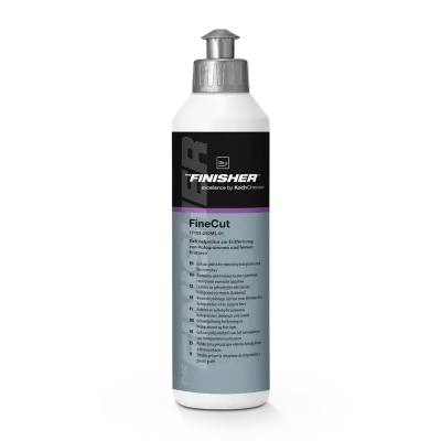 THE FINISHER FineCut 250ml — Politur zur Entfernung von Polierschleier, Hologramme und feine Kratzer auf leicht verwitterten und matten Gelcoats. Zur Vorbereitung von Versiegelungen.