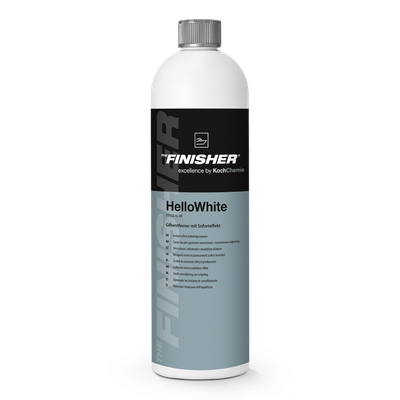 THE FINISHER HelloWhite 1l — Kraftreiniger mit Sofort-Effekt für Gelcoat und Lack