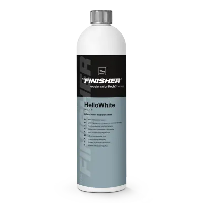 THE FINISHER HelloWhite 1l — Kraftreiniger mit Sofort-Effekt für Gelcoat und Lack