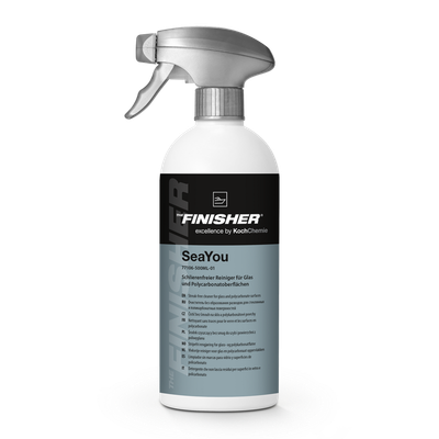THE FINISHER SeaYou 500ml — Reiniger für Glas- und Polycarbonatflächen