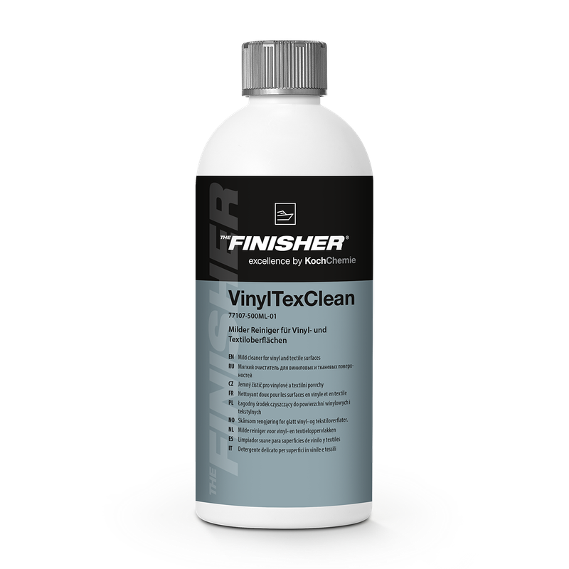 THE FINISHER VinylTexClean 500ml — Extramilder Polsterreiniger für dein Boot