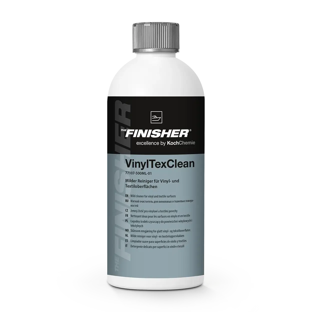 THE FINISHER VinylTexClean 500ml — Extramilder Polsterreiniger für dein Boot