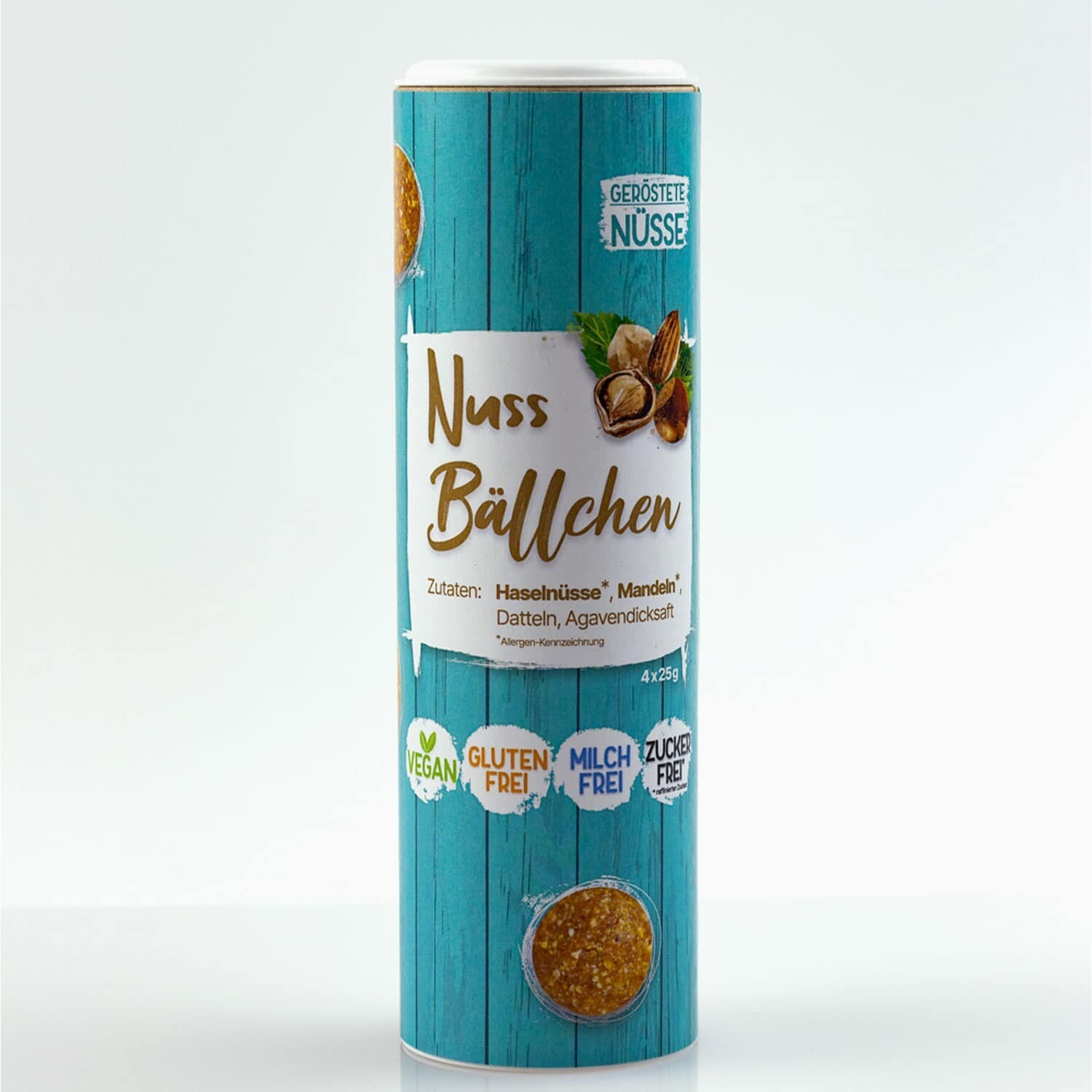 Nussbällchen vegan glutenfrei ohne zucker