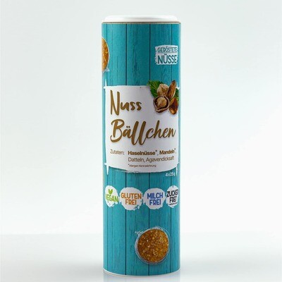 Nussbällchen vegan glutenfrei ohne zucker
