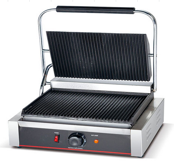 ​Panini Press Griller (Both Side Grooved) - 2.2 kw