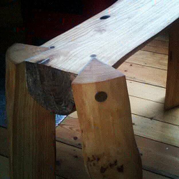 Design-Bank-Esche-Einzelstück