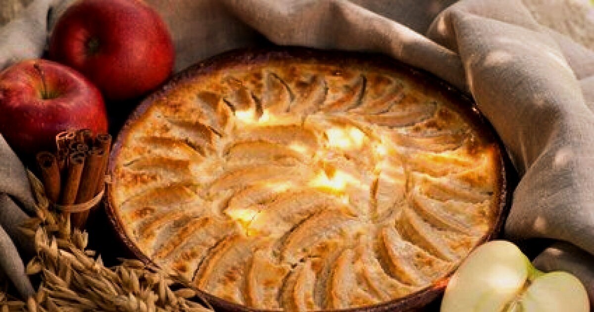 Tarte aux pommes Alsacienne Ø 28 cm 8 personnes