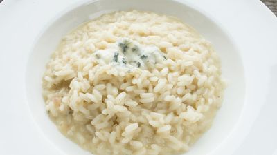 Risotto crémeux au cantal