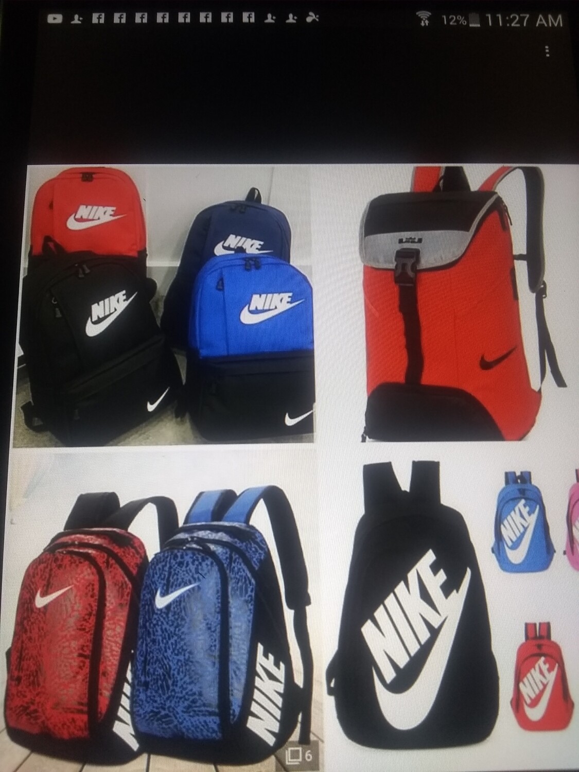 book bags nike