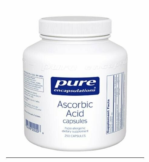 Pure Ascorbic Acid 250 vcaps