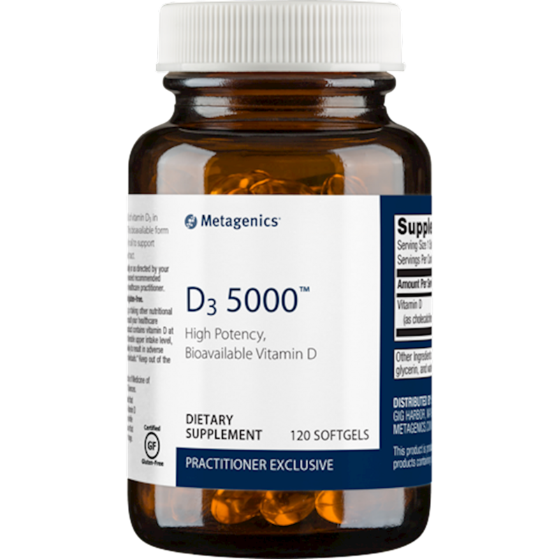 Vitamin D3 5000 IU 120 gels