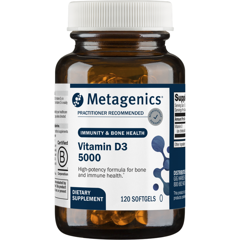 Vitamin D3 5000 IU 120 gels