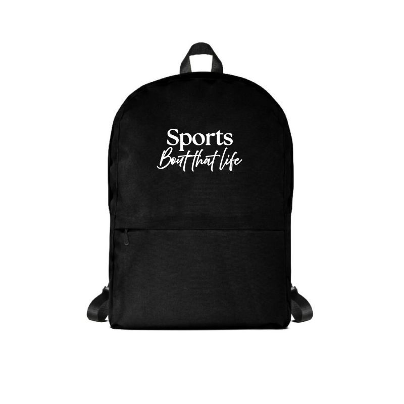 Sports Backpack - White Logo