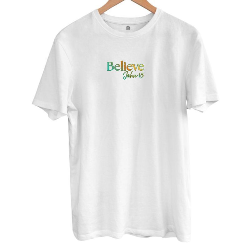 Believe Tee - Green Logo