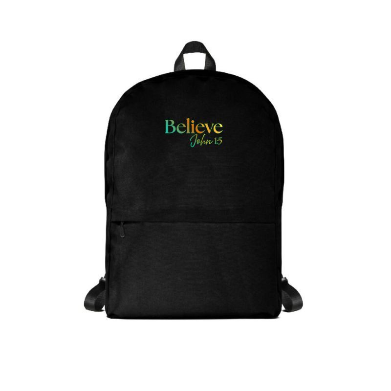 Believe Backpack - Green Logo