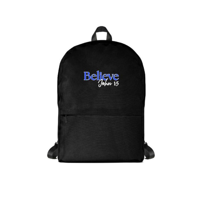Believe Backpack - Blue Logo