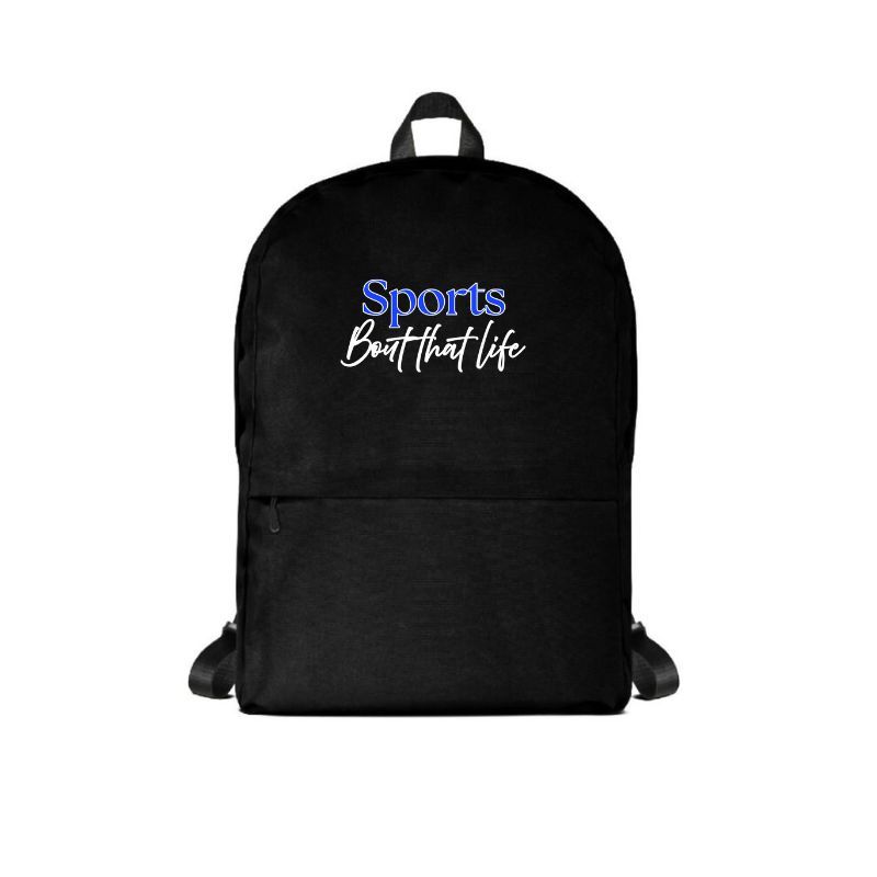 Sports Backpack - Blue Logo