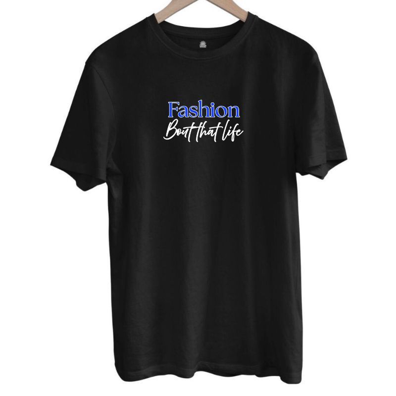 Fashion Tee - Blue Logo