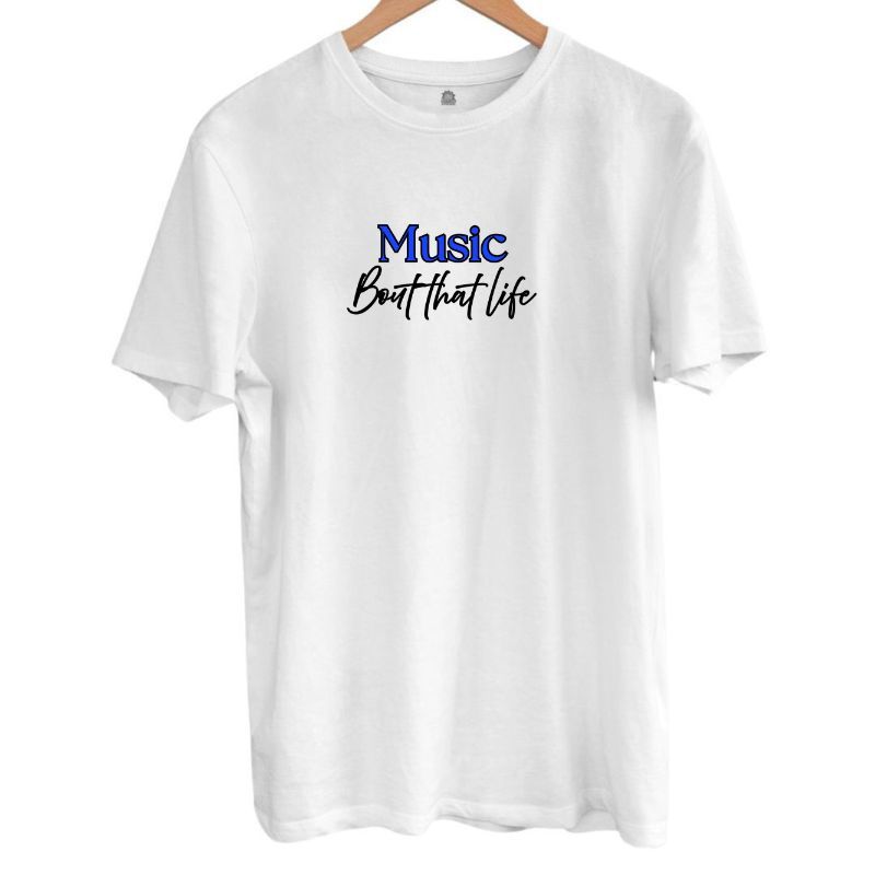Music Tee - Blue Logo