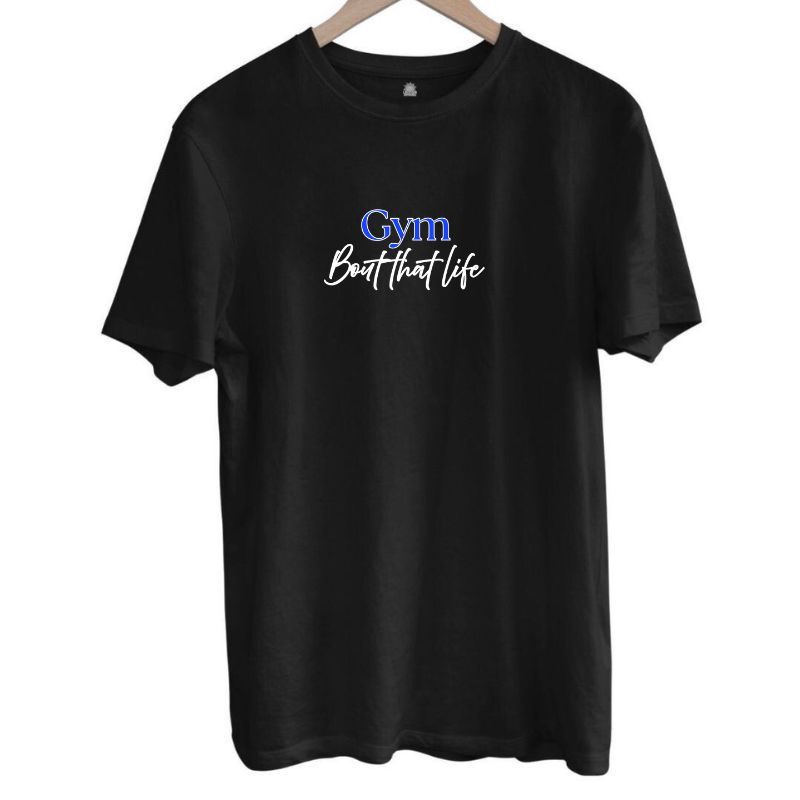 Gym Tee - Blue Logo