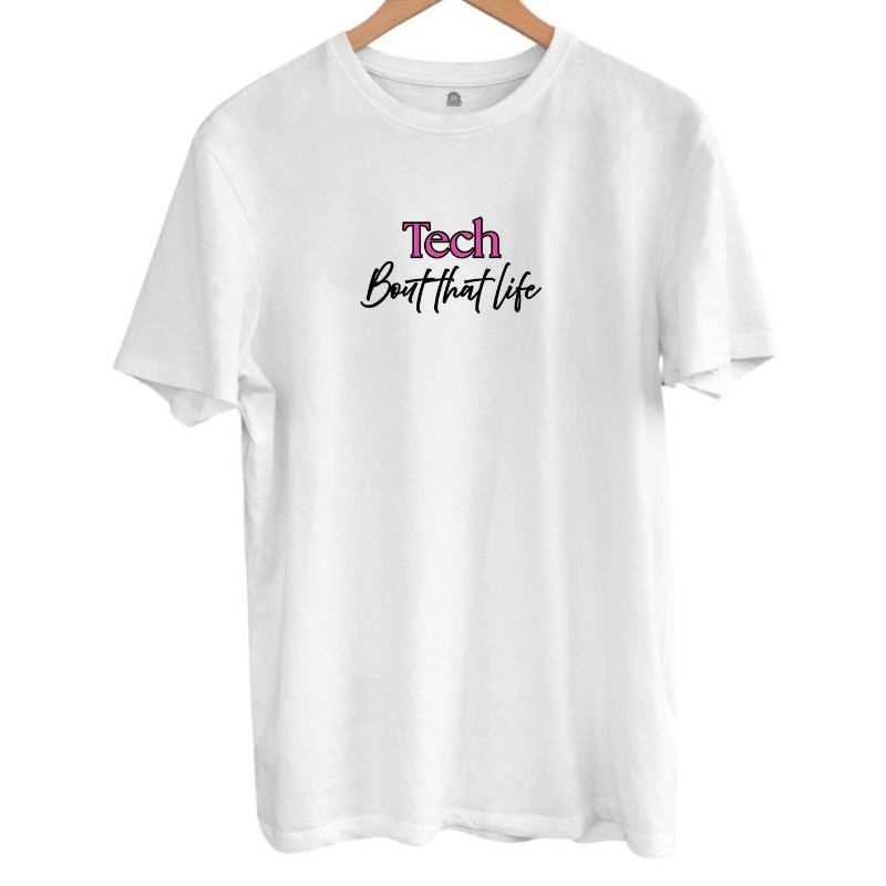 Tech Tee - Pink Logo
