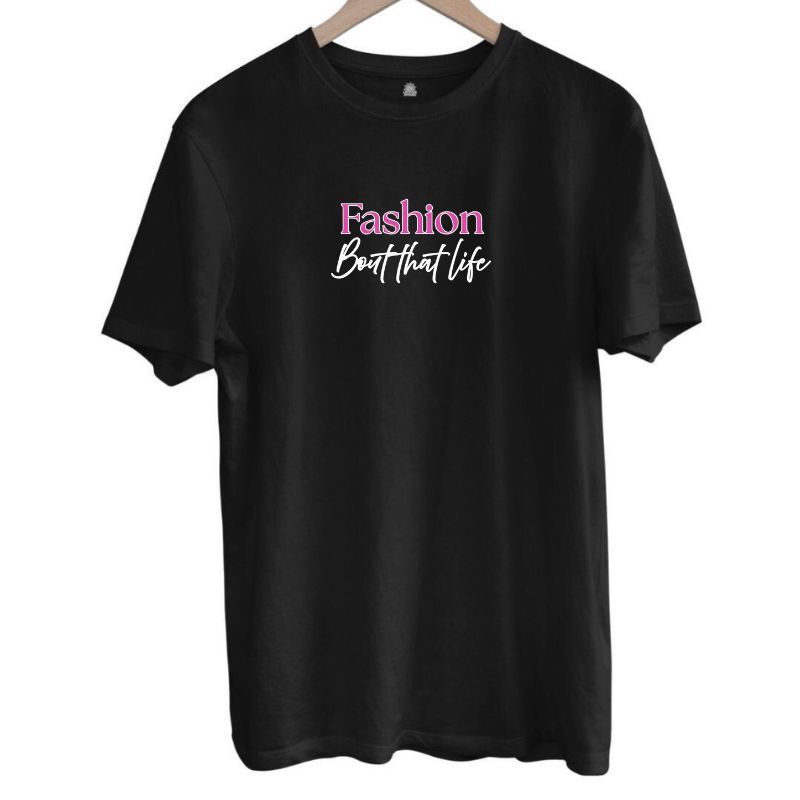 Fashion Tee - Pink Logo