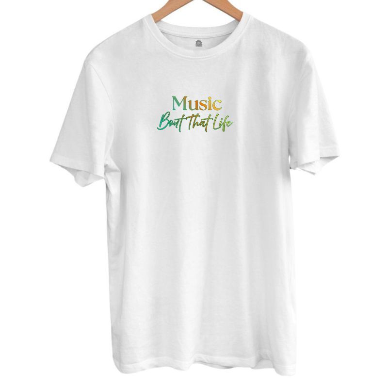 Music Tee - Green Logo