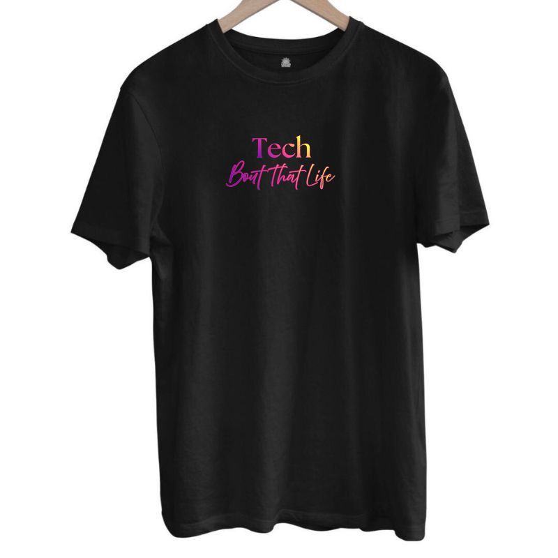 Tech Tee - Pink Logo