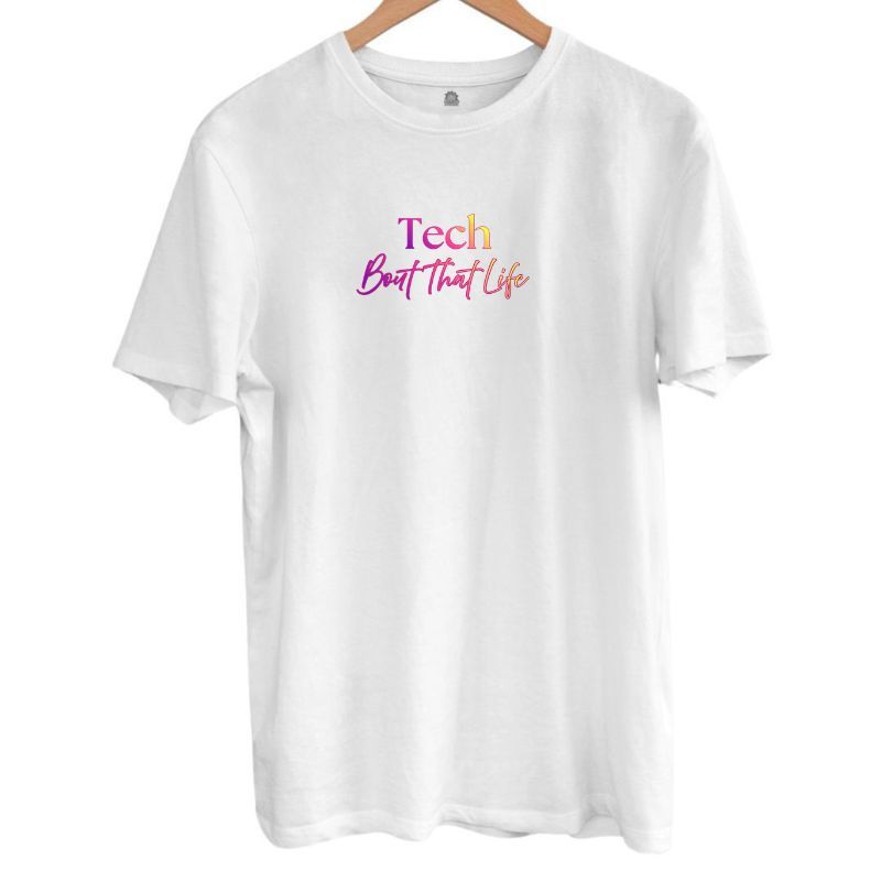 Tech Tee - Pink Logo