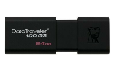 Memoria USB Kingston Technology Hi-Speed 100 G3 USB 3.0, 64GB