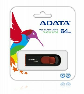 Memoria USB ADATA C008 64GB, USB 2.0