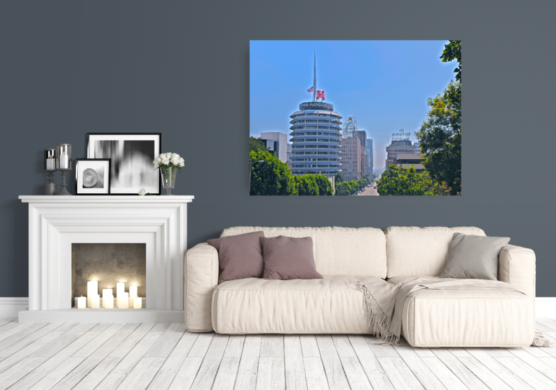 HOLLYWOOD  &amp; VINE CAPITAL RECORDS (49&quot;x33&quot;)