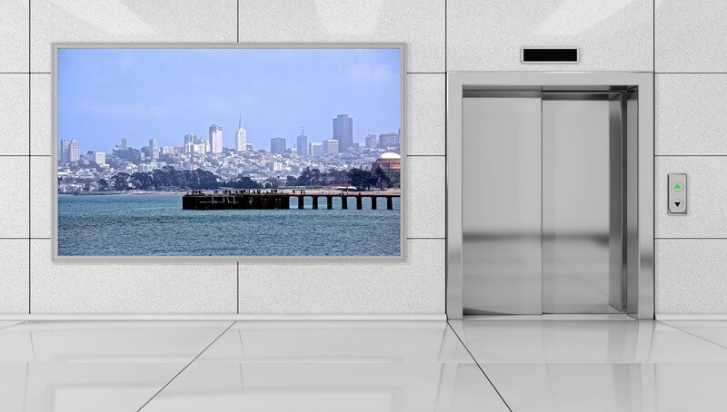 SF WHARF (49&quot; X 33&quot;)