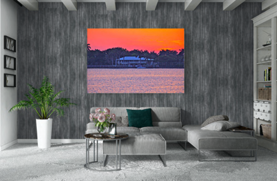 SUNSET HARBOR (49&quot;x33&quot;)