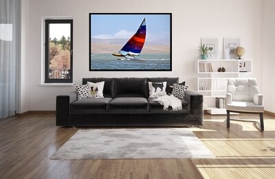 Peruvian Sailing (49&quot;x33&quot;)